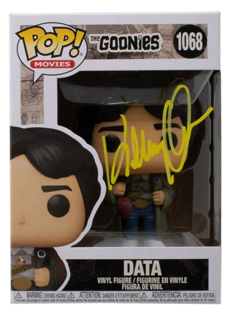 Ke Huy Quan Signed The Goonies 1068 Data Funko Pop Vinyl Figure