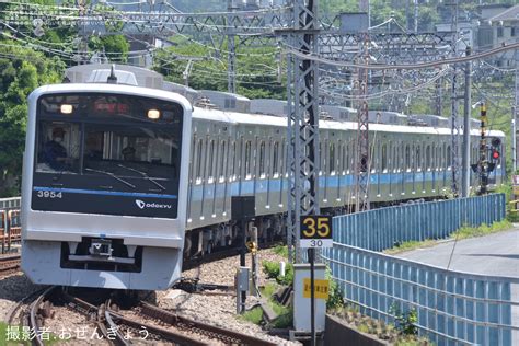 2nd Train 【小田急】3000形3654f3654×8全般検査明け試運転の写真 Topicphotoid93171