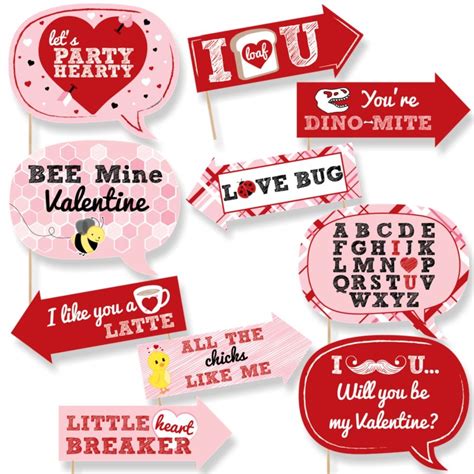 Big Dot Of Happiness Funny Valentine S Day Valentine S Day Photo