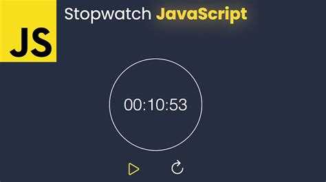 ⏱️how To Build An Amazing Stopwatch Using Css And Javascript From Scratch