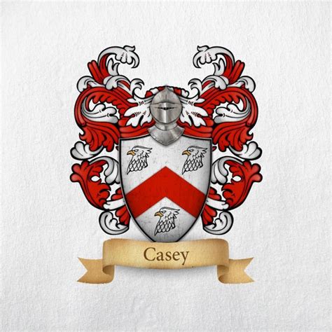 Casey Family Crest Print | Etsy