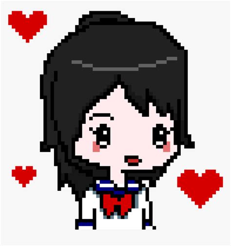 Yandere Simulator Pixel Art Hd Png Download Kindpng