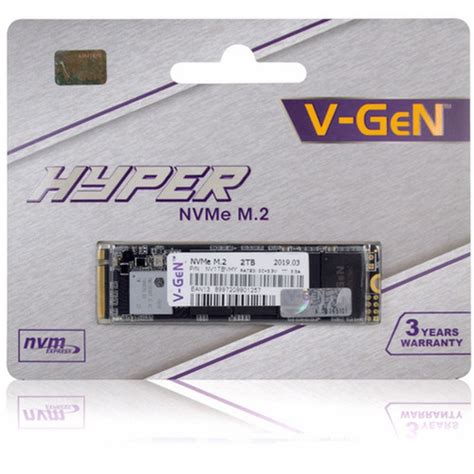 Jual Vgen Ssd M Tb Nvme V Gen Ssd M Pcie Tb Vgen Hyper Jakarta