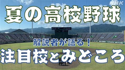 高校野球 夏の甲子園宮崎大会いよいよ開幕！注目校と見どころ Nhk