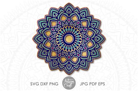 Layered Mandala Svg Multi Layer Mandala 726396 Cut Files Design Bundles