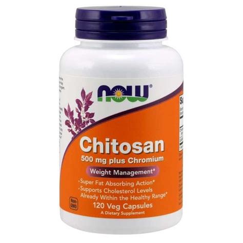 Хитозан Now Chitosan Plus 500 мг 120 капсул купить для Бизнеса и офиса