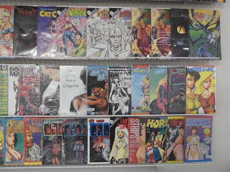 Huge Lot 140 Mature Comics W Faust Rip Off Comix More Avg Vf Condition Collections