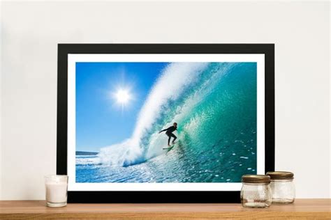 The Ride Surfscape Stretched Canvas Print Canvas Prints Australia