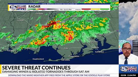 11 Pm Friday Severe Weather Update Wkrg News 5