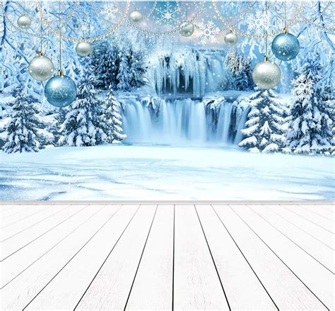 Buy Winter Christmas Backdrop Birthday Party Decorations Frozen