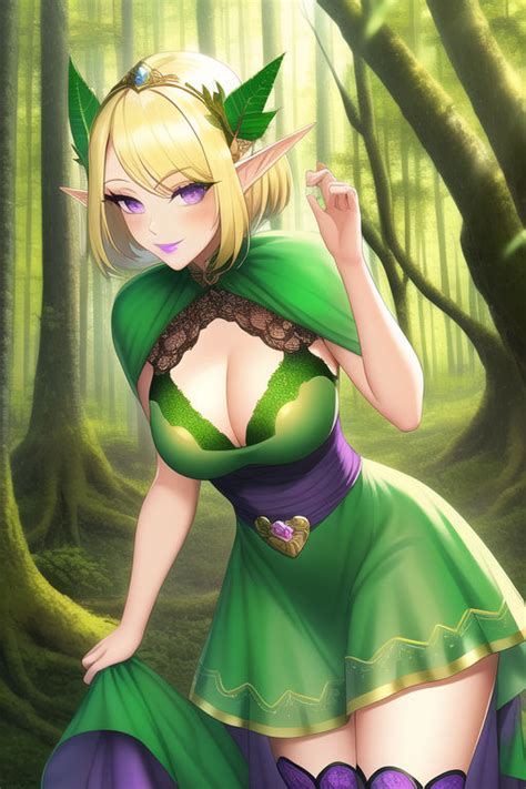 Short Blonde Hair Purple Eyes Long Eyelashes Ma By Varm209 On Deviantart