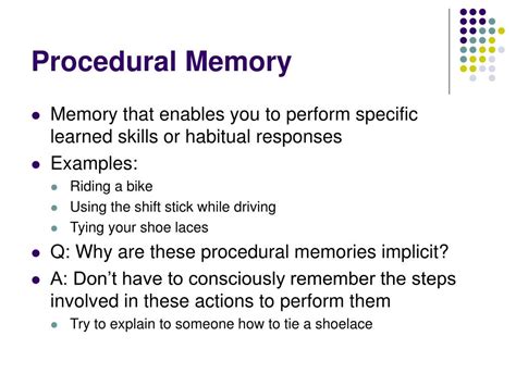 Procedural Memory Definition And Examples Live Science - Riset