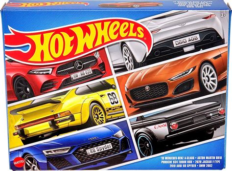 Hot Wheels Europese Autocultuur Set Met 6 Speelgoedauto S Op Schaal 1 64 Authentieke