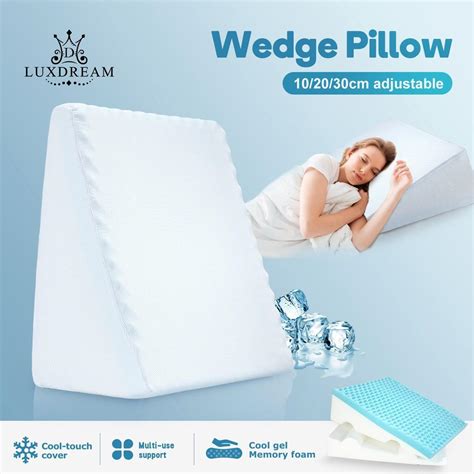 Adjustable Wedge Pillow Cool Cover Bunnings Australia