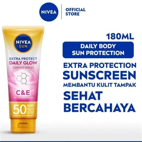 Jual Nivea Sun Extra Protect Daily Glow Vit C E Spf Pa Ml