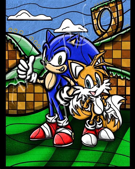 Sonic and Tails - Etsy