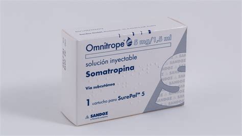 Omnitrope Mg Cartucho Solucion Inyectable Ml Surepal