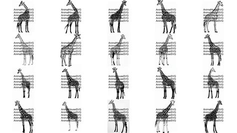 Giraffe SVG Pack 100 Unique Designs SVG Cricut Svg Cnc