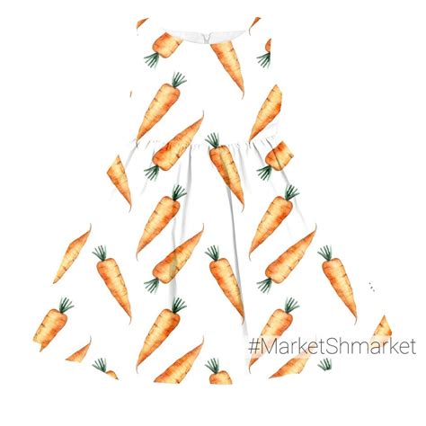 Ткани Морковка - закажи на #MarketShmarket.com любая ткань с любым принтом