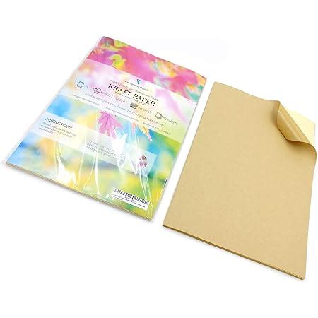 Evergreen Goods Ltd Lot De 50 Feuilles A4 De Papier Blanc Brillant Et