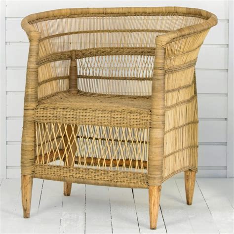 Traditional 1 Seater Malawi Chair Handmade In Malawi