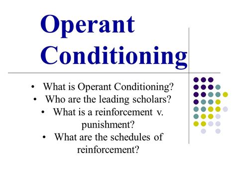 Operant Conditioning Examples In The Classroom