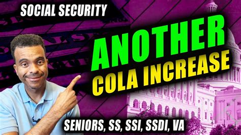 Cola Increase Update Social Security Increase Ssa Ssi Ssdi Va No More Cuts Youtube