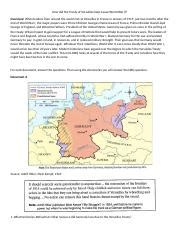 14 Treaty Of Versailles Mini Q Whole Docx How Did The Treaty Of