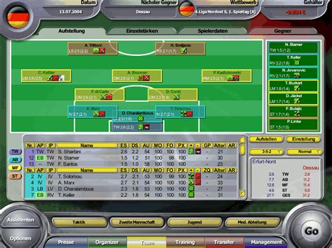 Anstoss 2005 Der Fussballmanager Screenshots For Windows MobyGames