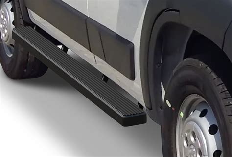 Aps Running Boards 5in Matte Black Compatible With Ram Promaster 2014 2025 Full Size Van 118