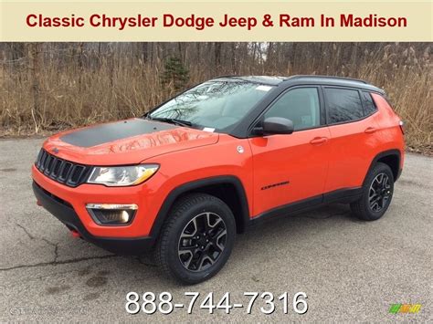 2019 Spitfire Orange Jeep Compass Trailhawk 4x4 131125581 Car Color Galleries