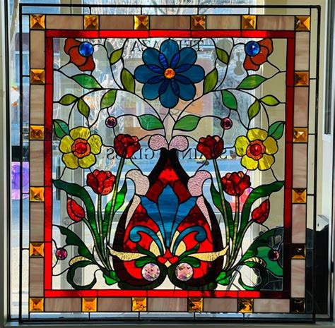 Stained Glass Window RB 253 Victorian Delight Terraza Stained Glass