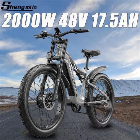 Electric Bicycle Shengmilo S600 Adult 2000W High Power Motor 48V17 5AH