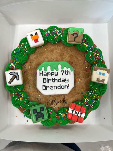 Minecraft Cookie Cake Natsweets Cookies