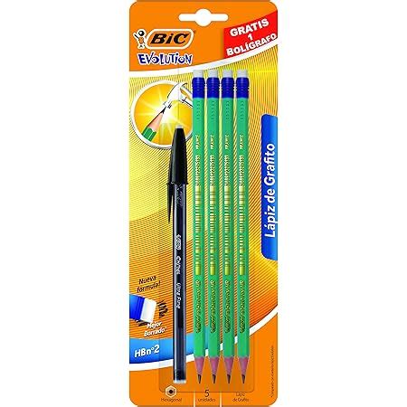 BIC Lápices de Punta Resistente Lápiz de Grafito HB 2 Evolution