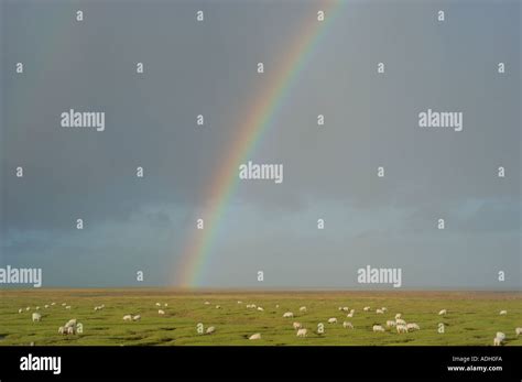 rainbow storm clouds Stock Photo - Alamy