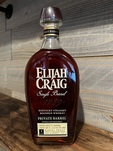 Elijah Craig Private Barrel Universal Fine Wine And Spirits Epic Cask