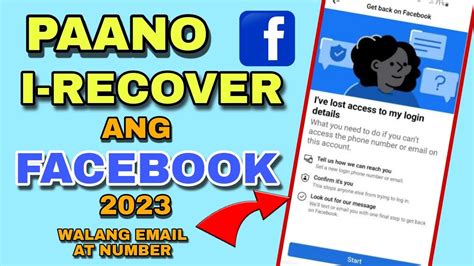 Paano I Recover Ang Facebook Account Sa Bagong Update Jovtv