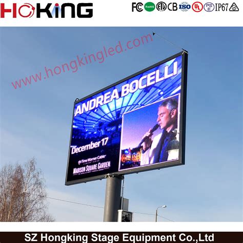 High Brightness 8000cd P10 Dip Outdoor Full Color Led Display Billboard Outdoor Led Sign And