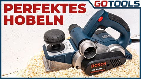 Hobeln Im Gro En Stil Mit Ultrascharfem Wendemesser Bosch Gho