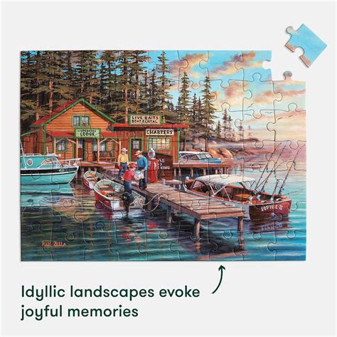 Relish 63 Piece Lakeside Vacation Dementia Jigsaw Puzzle – Puzzles ...