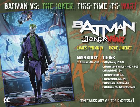 Batman Joker War Reading Order Key Characters And All You Need To