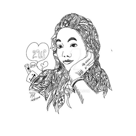 doodle portrait  aoyp  deviantart