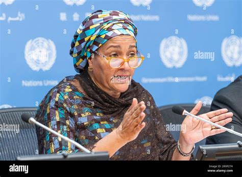 Amina Mohammed Deputy Secretary General Of The United Nations Speaks