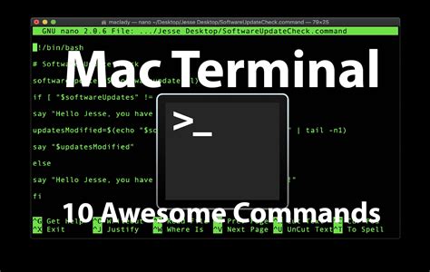 Mac Terminal 10 Awesome Commands