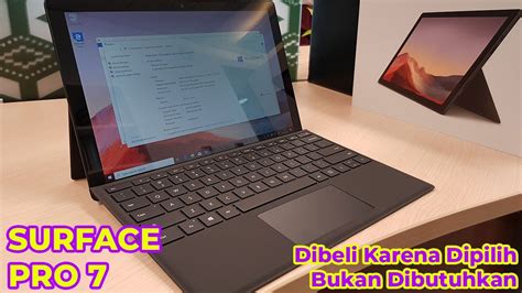 Unboxing Review Surface Pro 7 Youtube