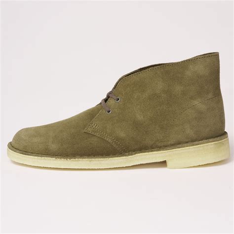 Clarks Originals Desert Boot | Olive Suede | Stuarts London