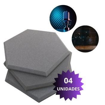 Espuma Acustica Hexagonal Anti Ruido X Cm Kit Placas Armaz M