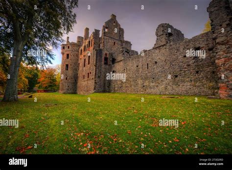 Huntly Castle Aberdeenshire Scotland Stock Photo Alamy
