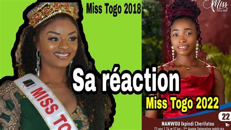 Miss Togo Ichabatou Et Sa R Action Sur La Candidate N Youtube